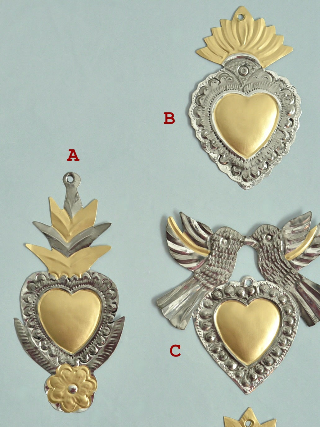 メキシコ ブリキ 壁掛けオーナメント オハラタ