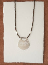 お花のシルバーネックレス Grande