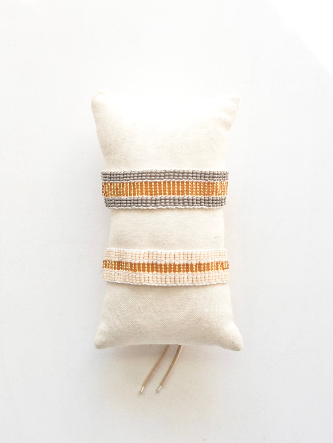 ビーズブレスレット ストライプ