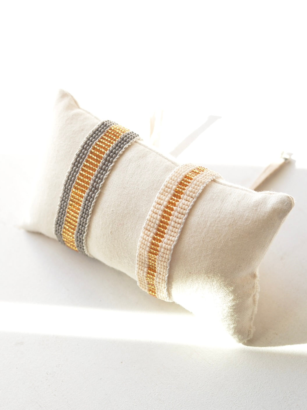 ビーズブレスレット ストライプ