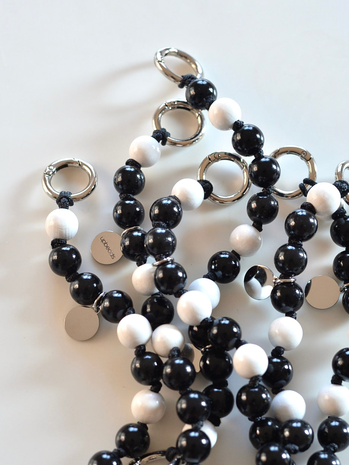 upbeads アップビーズ スマホストラップ MINI【ブラック＆ホワイト