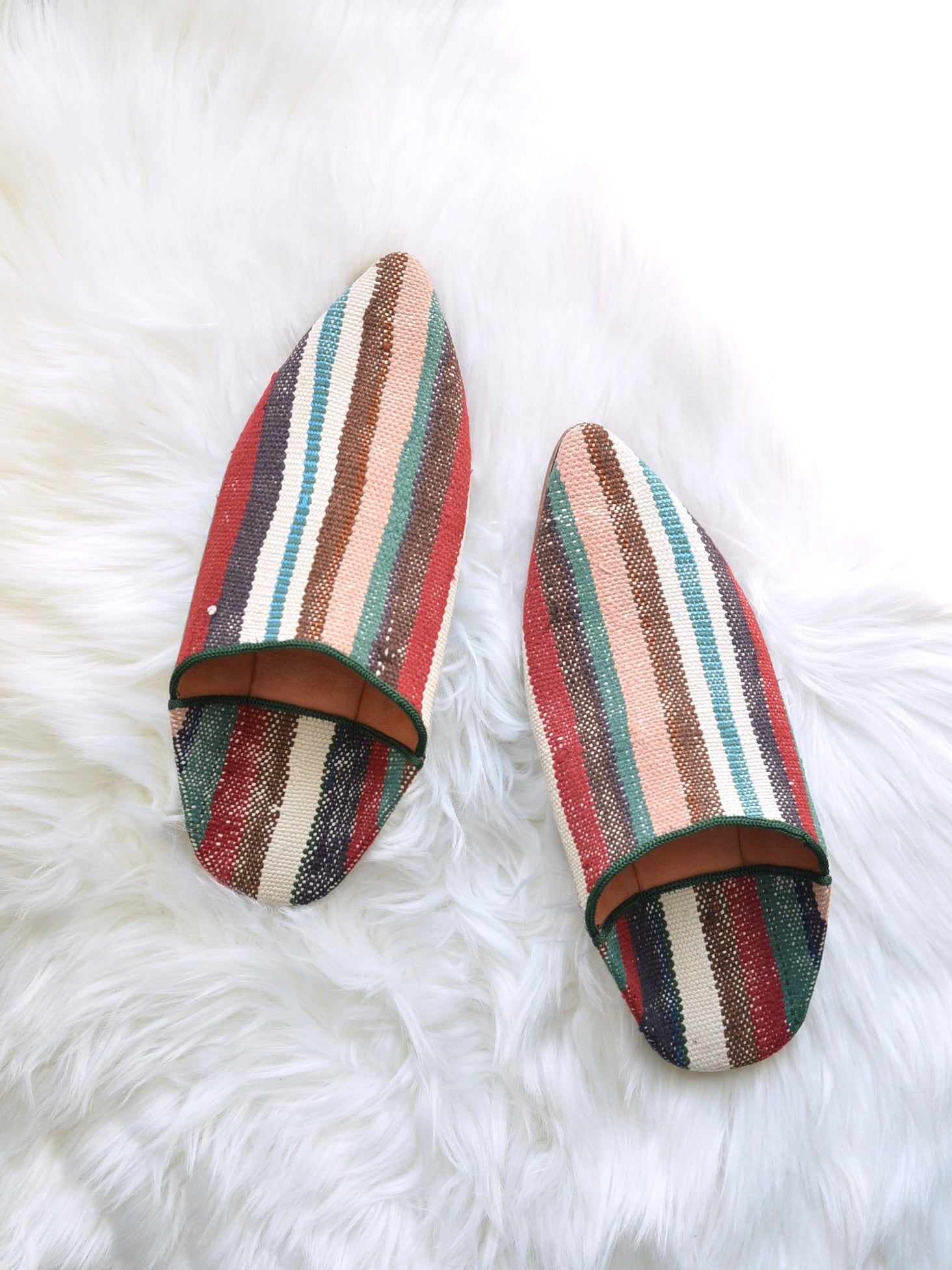 ヴィンテージHIKE 外履きバブーシュ（約24.5cm)