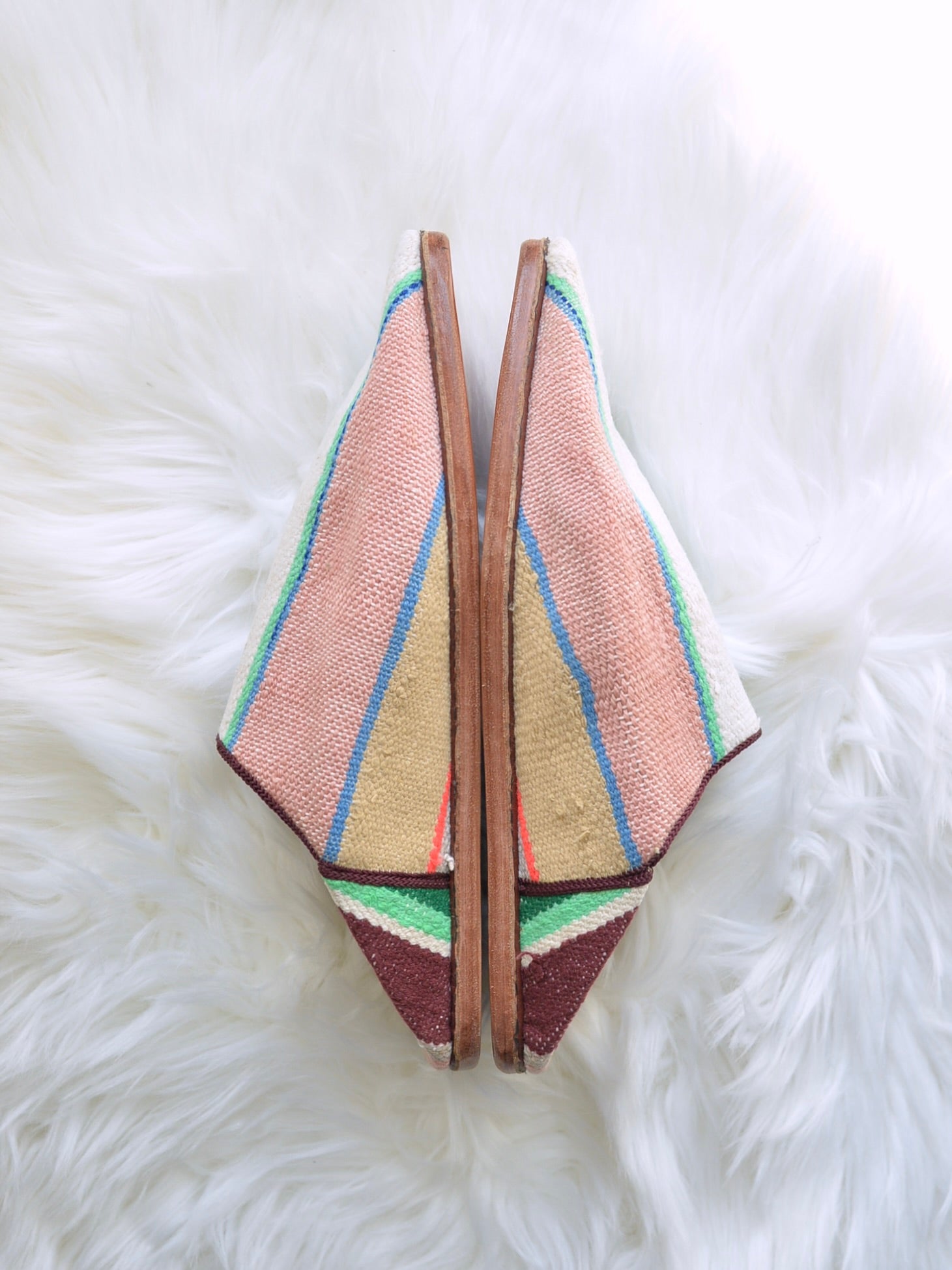 ヴィンテージHIKE 外履きバブーシュ（約24.5~25cm)