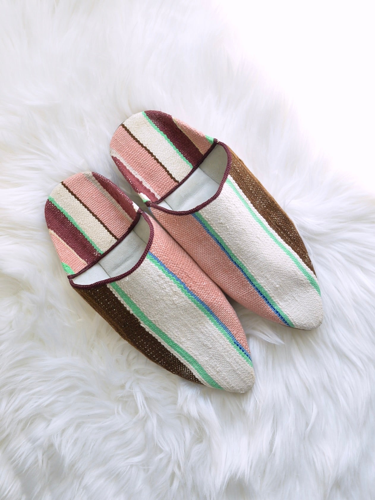 ヴィンテージHIKE 外履きバブーシュ（約24.5~25cm)