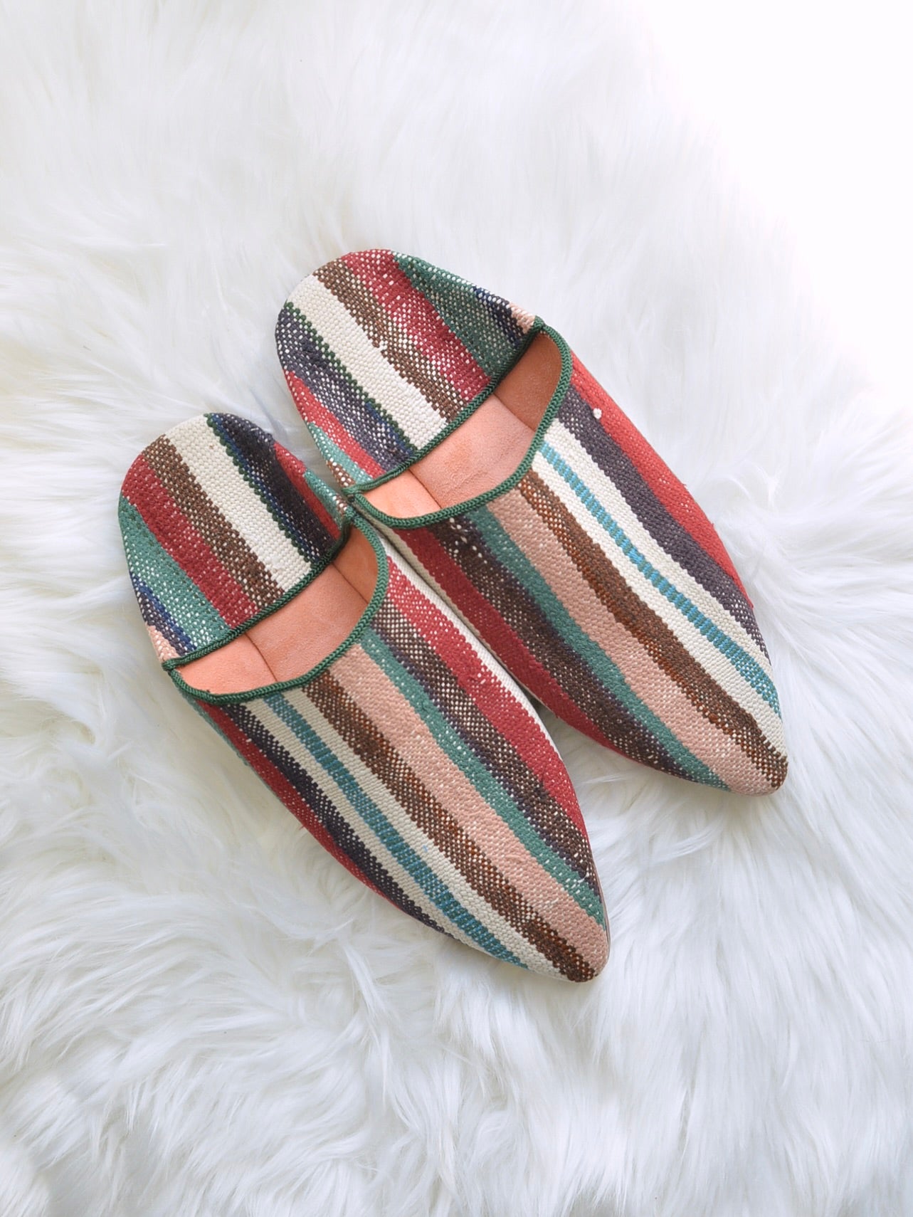 ヴィンテージHIKE 外履きバブーシュ（約24.5cm)