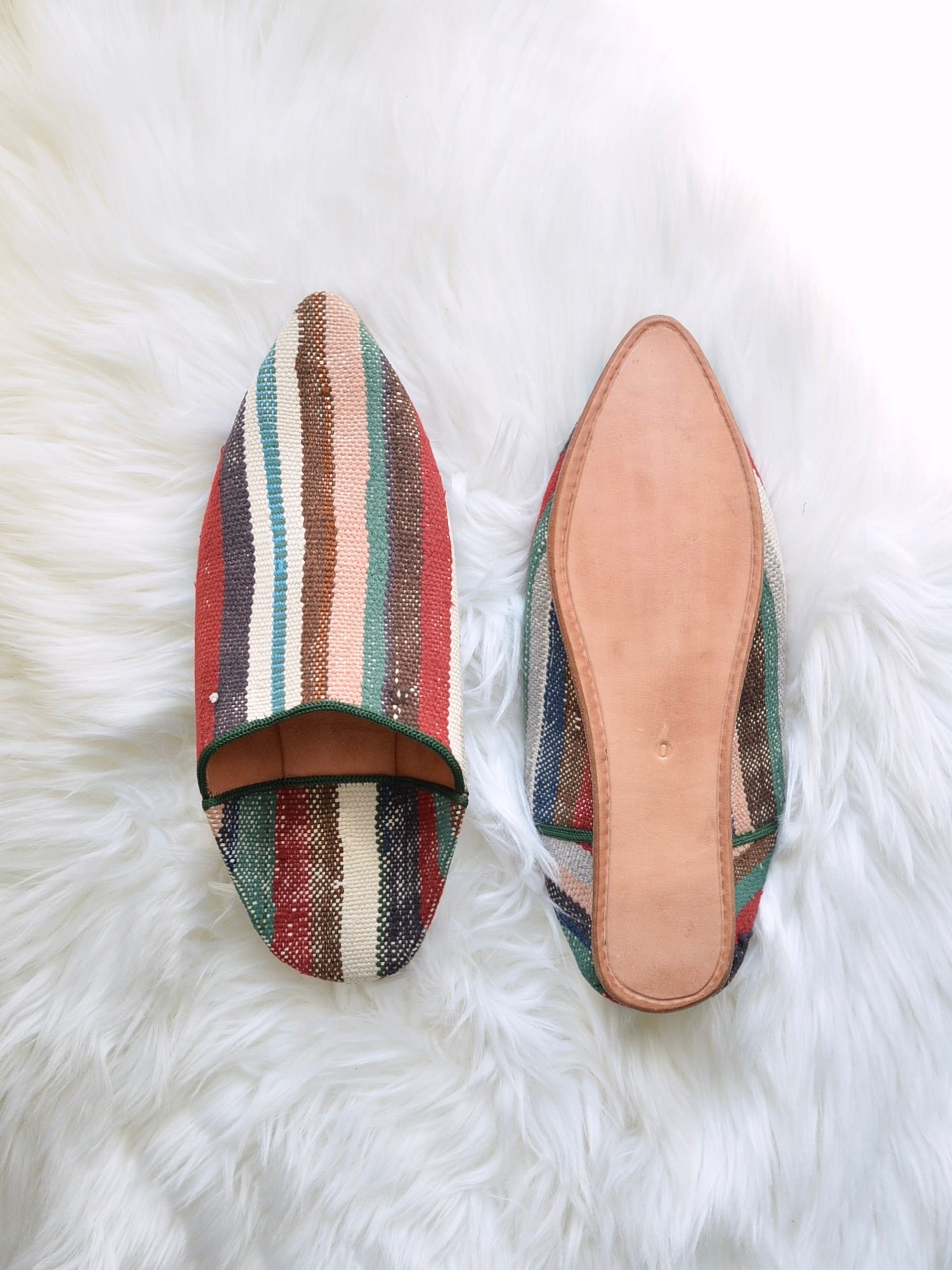 ヴィンテージHIKE 外履きバブーシュ（約24.5cm)