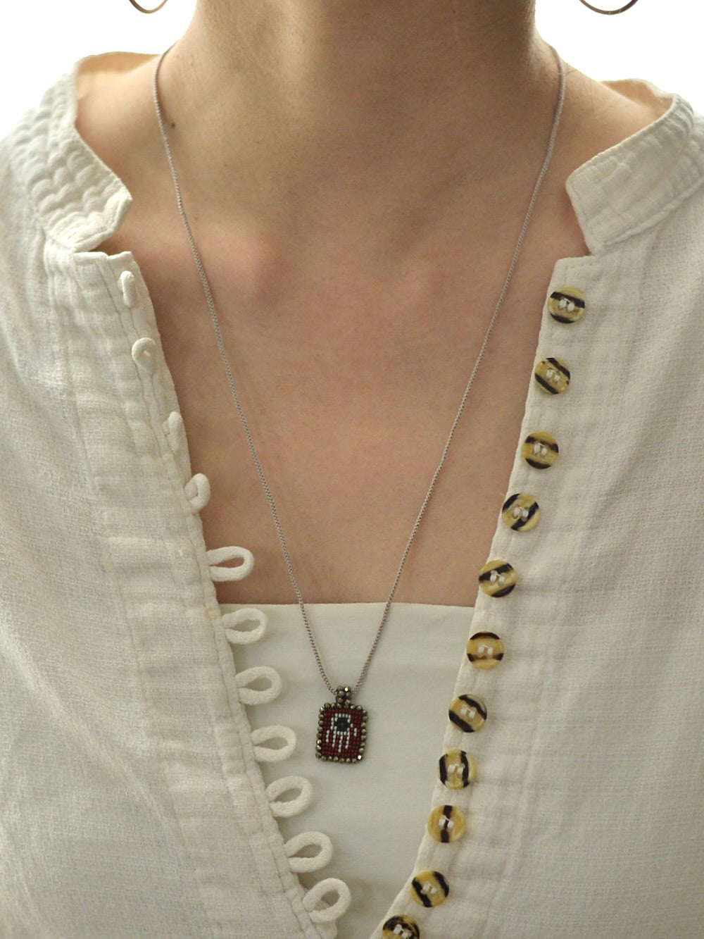 ビーズ刺繍 3way ネックレス