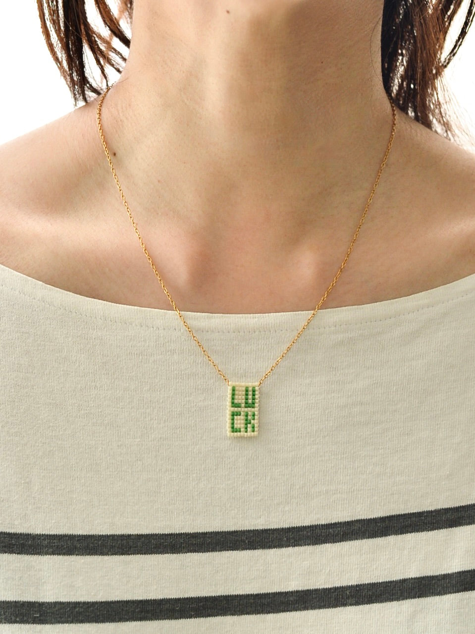 LUCK ビーズネックレス