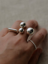 Mexican Silver925 トリプルボールリング