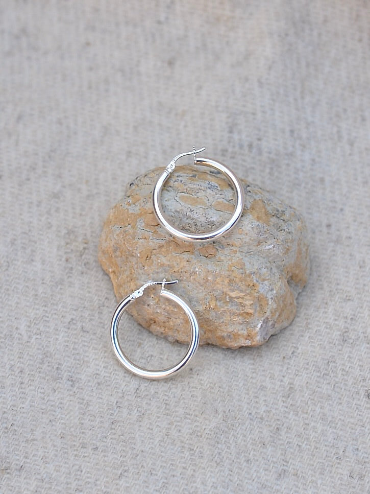 【1/23頃発送予定】Mexican Silver925 フープピアス M