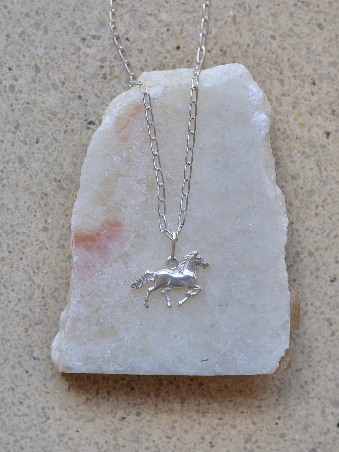 【1/22頃発送予定】Mexican Silver925 Horseチャーム ネックレス