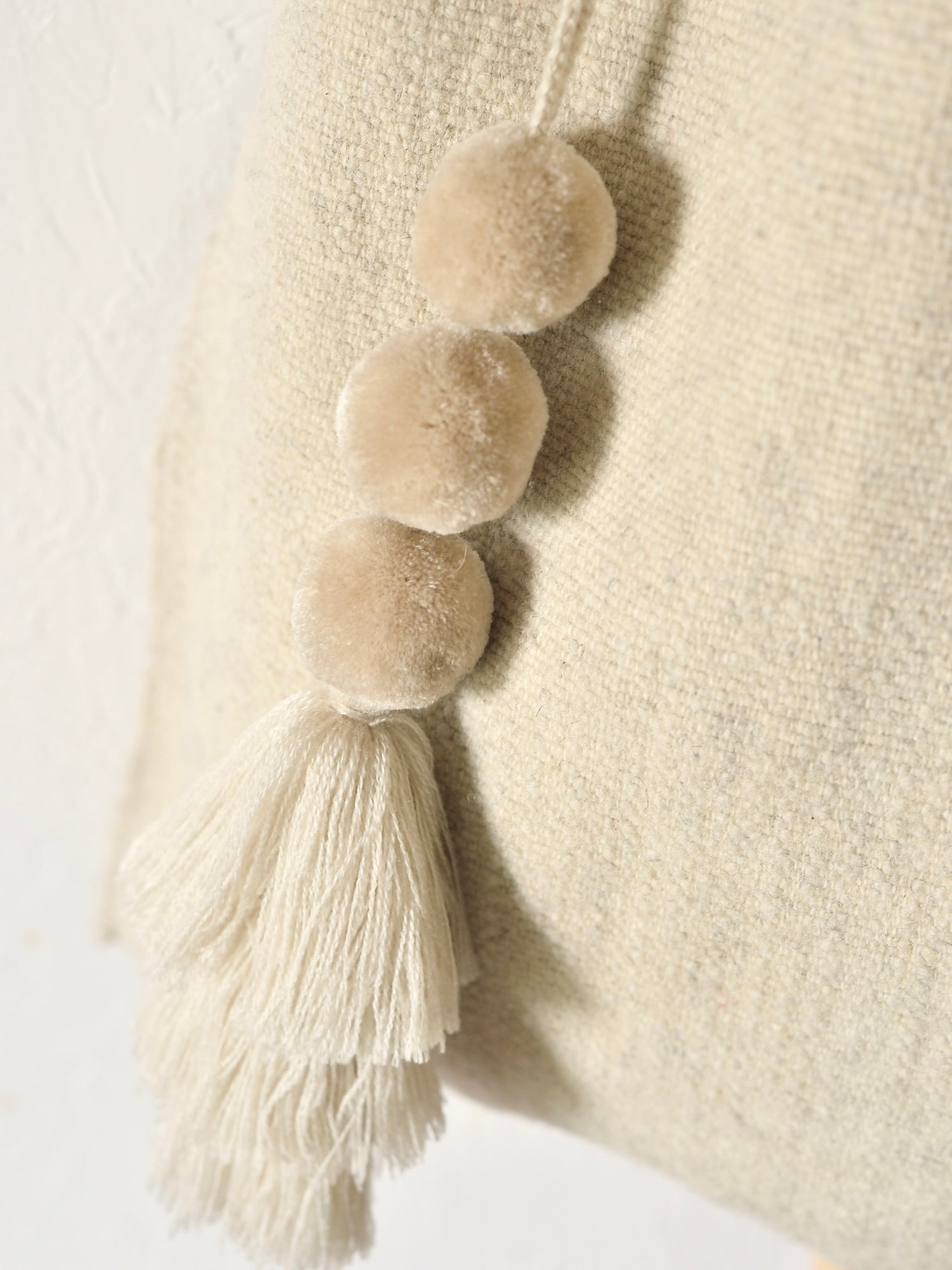 メキシコ ウール ハンモックバッグ レザーハンドル