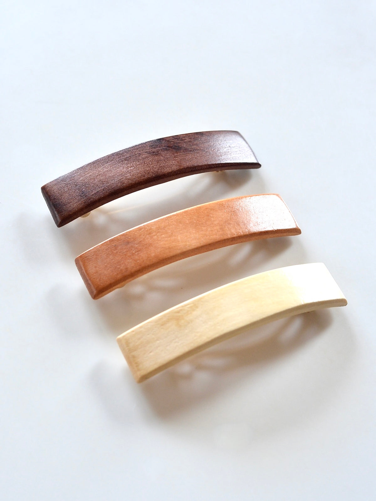 Wooden Hair Barrettes