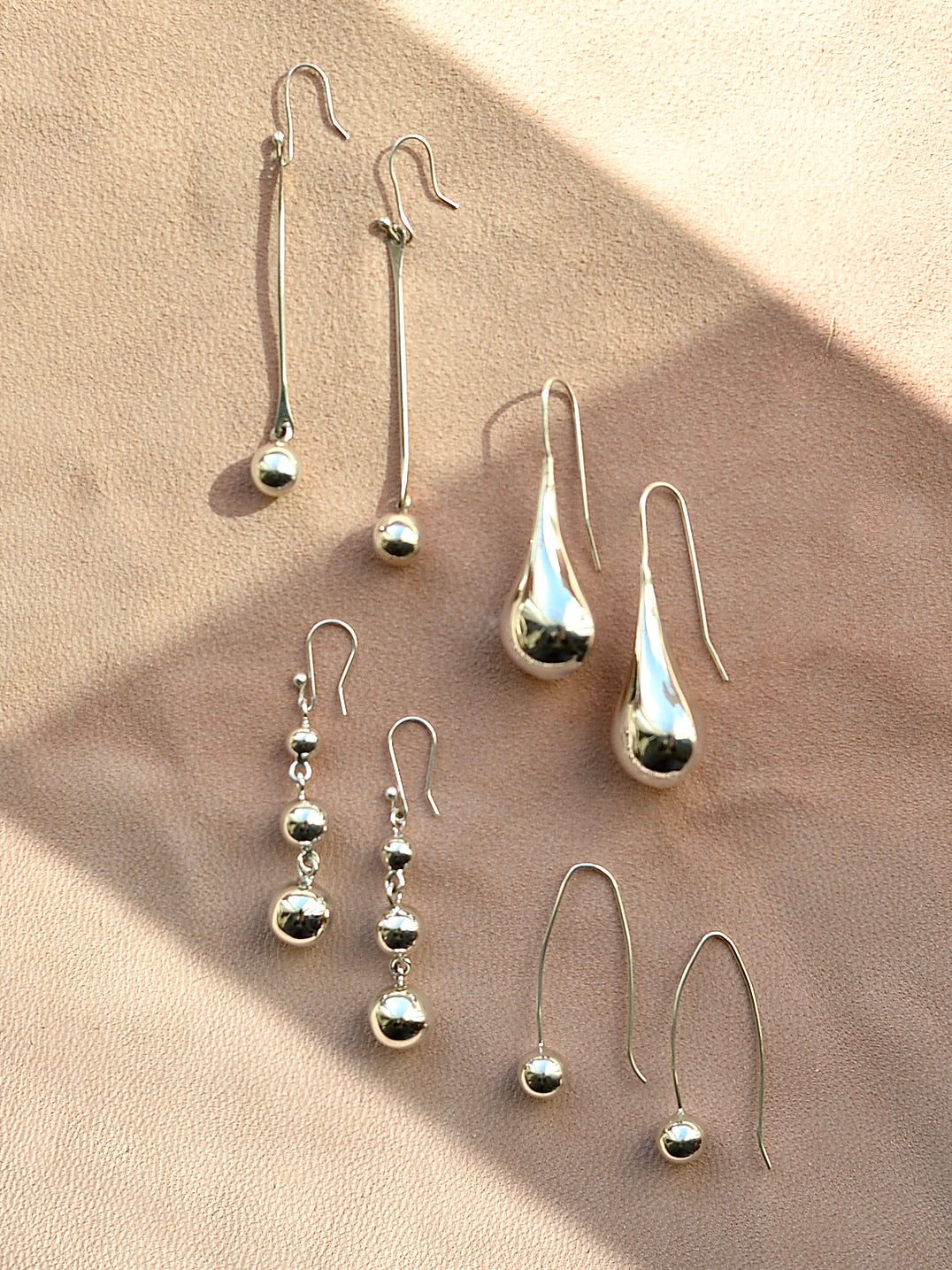 Mexican Silver925 ボールフックピアス