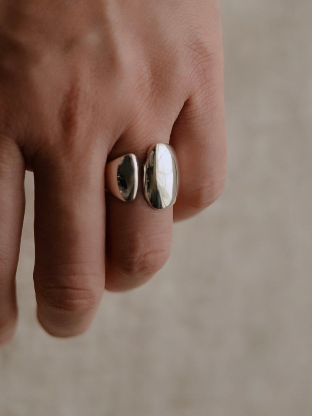 Mexican Silver925 ドロップフォークリング