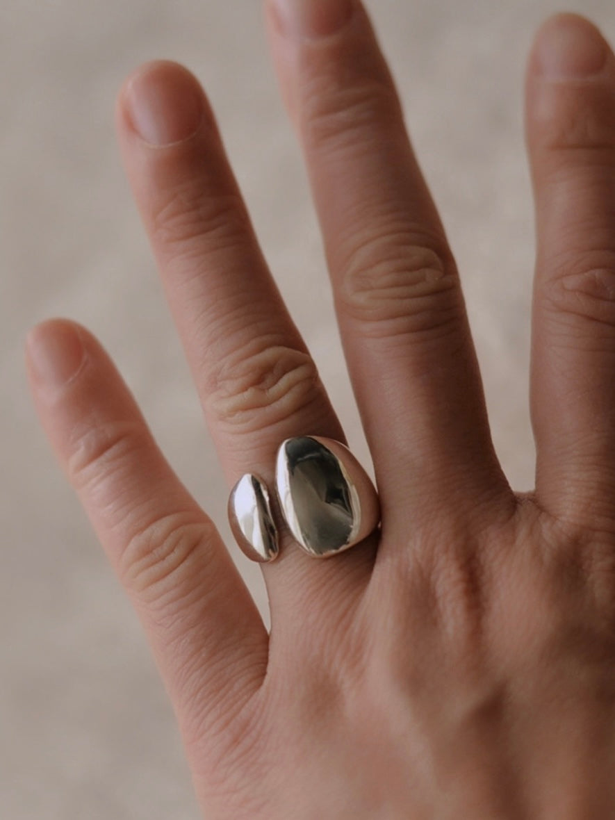 Mexican Silver925 ドロップフォークリング