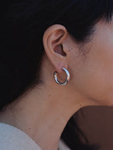 【1/23頃発送予定】Mexican Silver925 フープピアス S