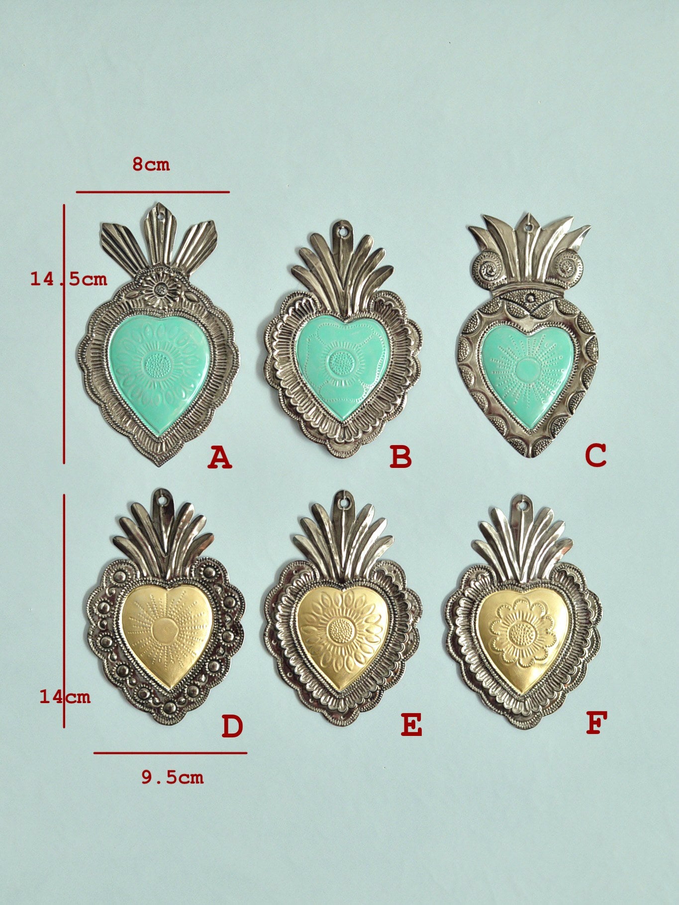 メキシコ ブリキ 壁掛けオーナメント オハラタ