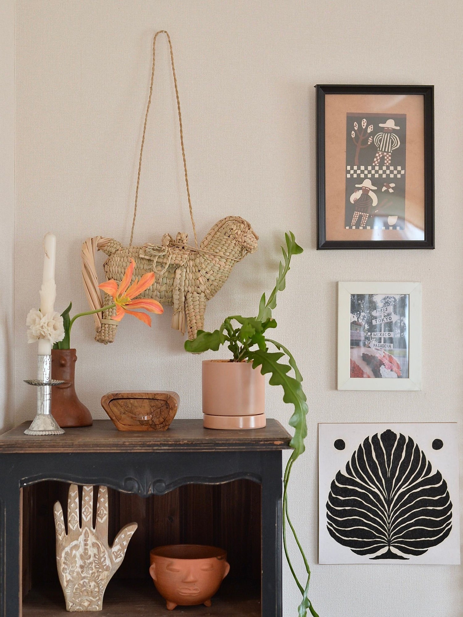 メキシコ 馬のバッグ オーナメント オブジェ