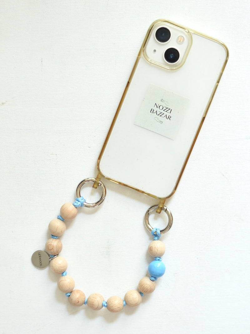 [Scheduled to ship on February 24th] upbeads Smartphone Strap MINI [Wood Blue]