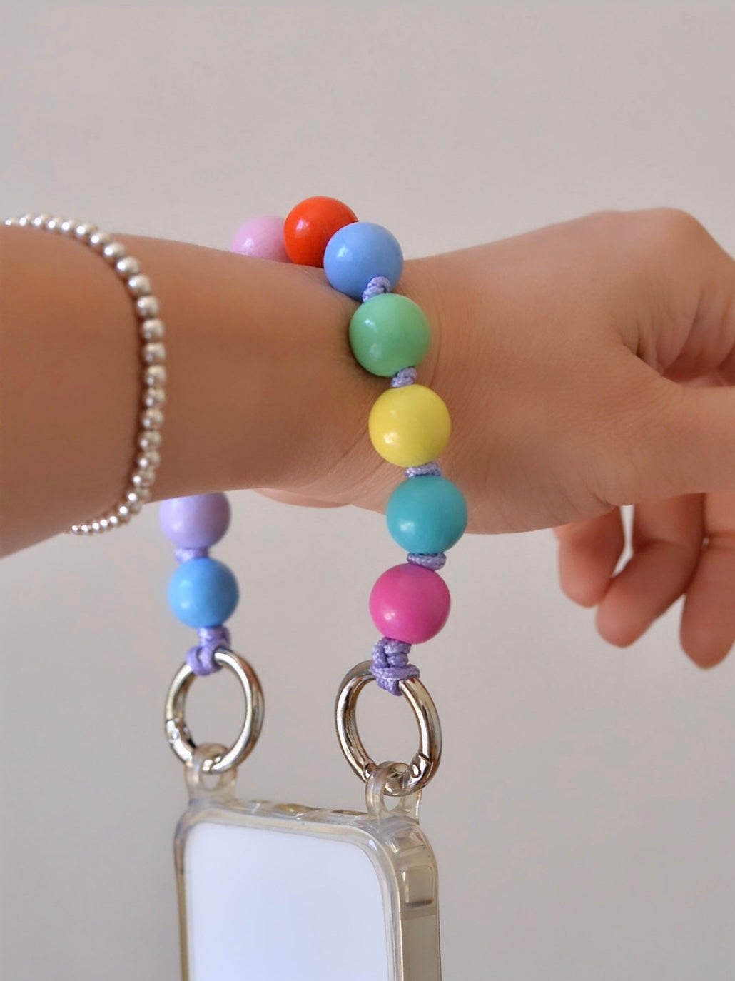 【7月上旬頃発送予定】upbeads アップビーズ スマホストラップ MINI【CONFETTI】