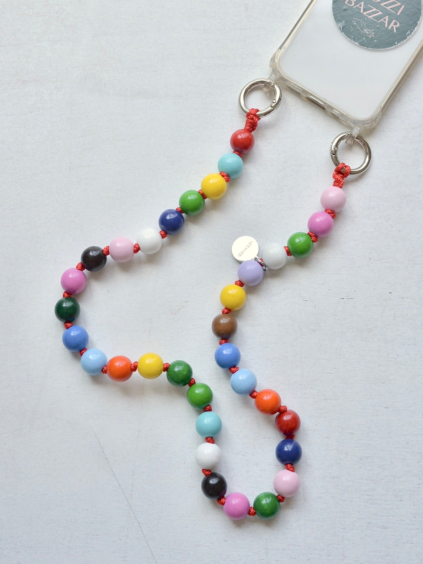 upbeads アップビーズ スマホストラップ SHORTIE 60cm【HAPPY】