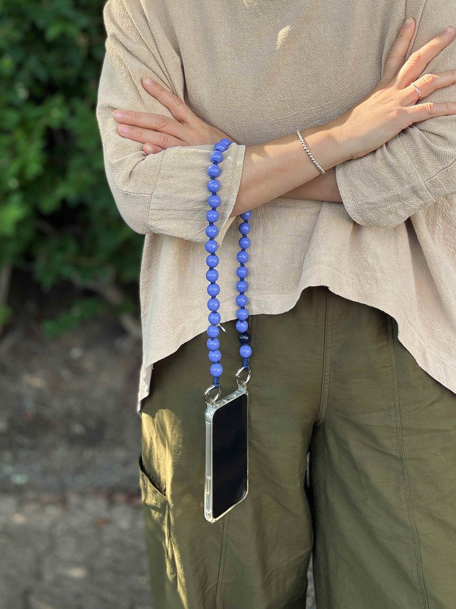 upbeads アップビーズ スマホストラップ SHORTIE 60cm WISTERIA