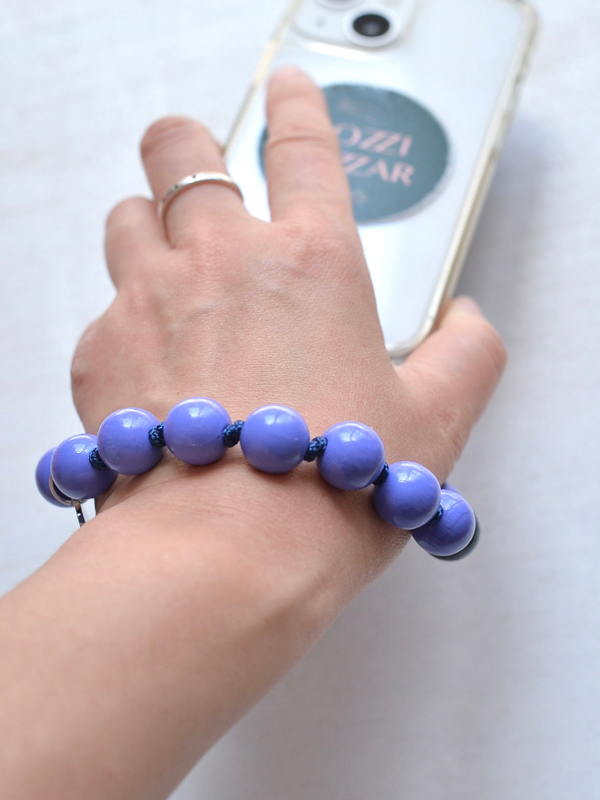 upbeads アップビーズ スマホストラップ MINI【WISTERIA】