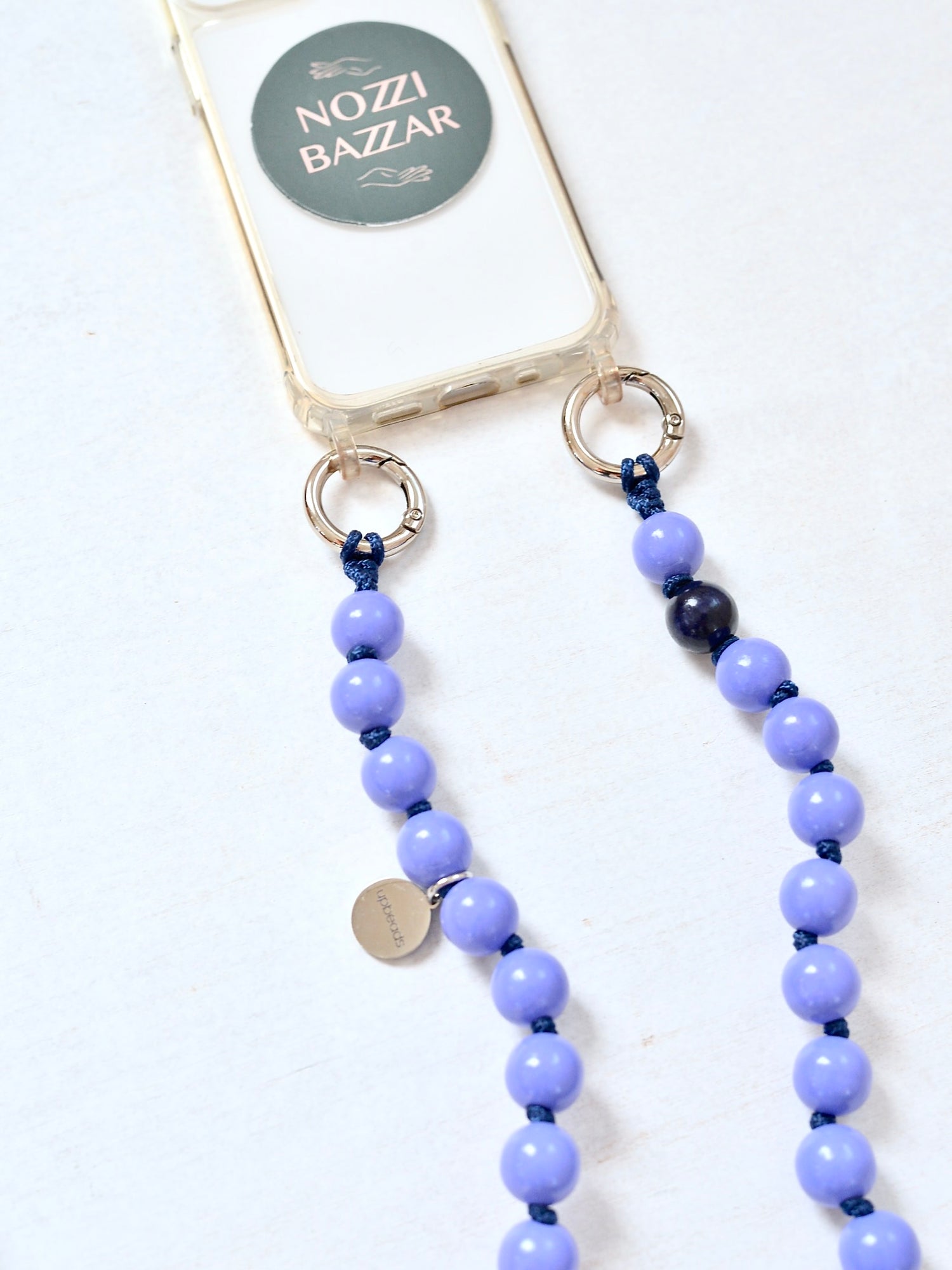 upbeads アップビーズ スマホストラップ SHORTIE 60cm WISTERIA