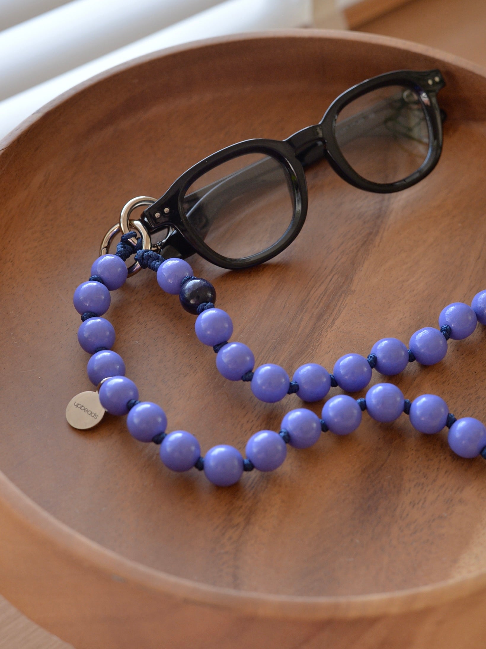 upbeads アップビーズ スマホストラップ SHORTIE 60cm WISTERIA