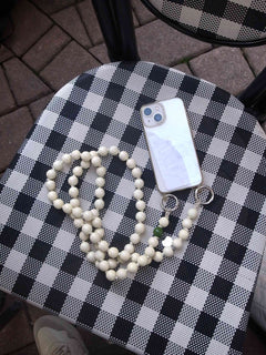 upbeadsウッドビーズのスマホショルダーストラップーNOZZIBAZZAR