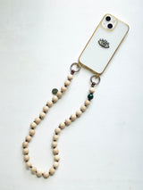 upbeads アップビーズ スマホストラップ SHORTIE 60cm【ウッドブラウン】