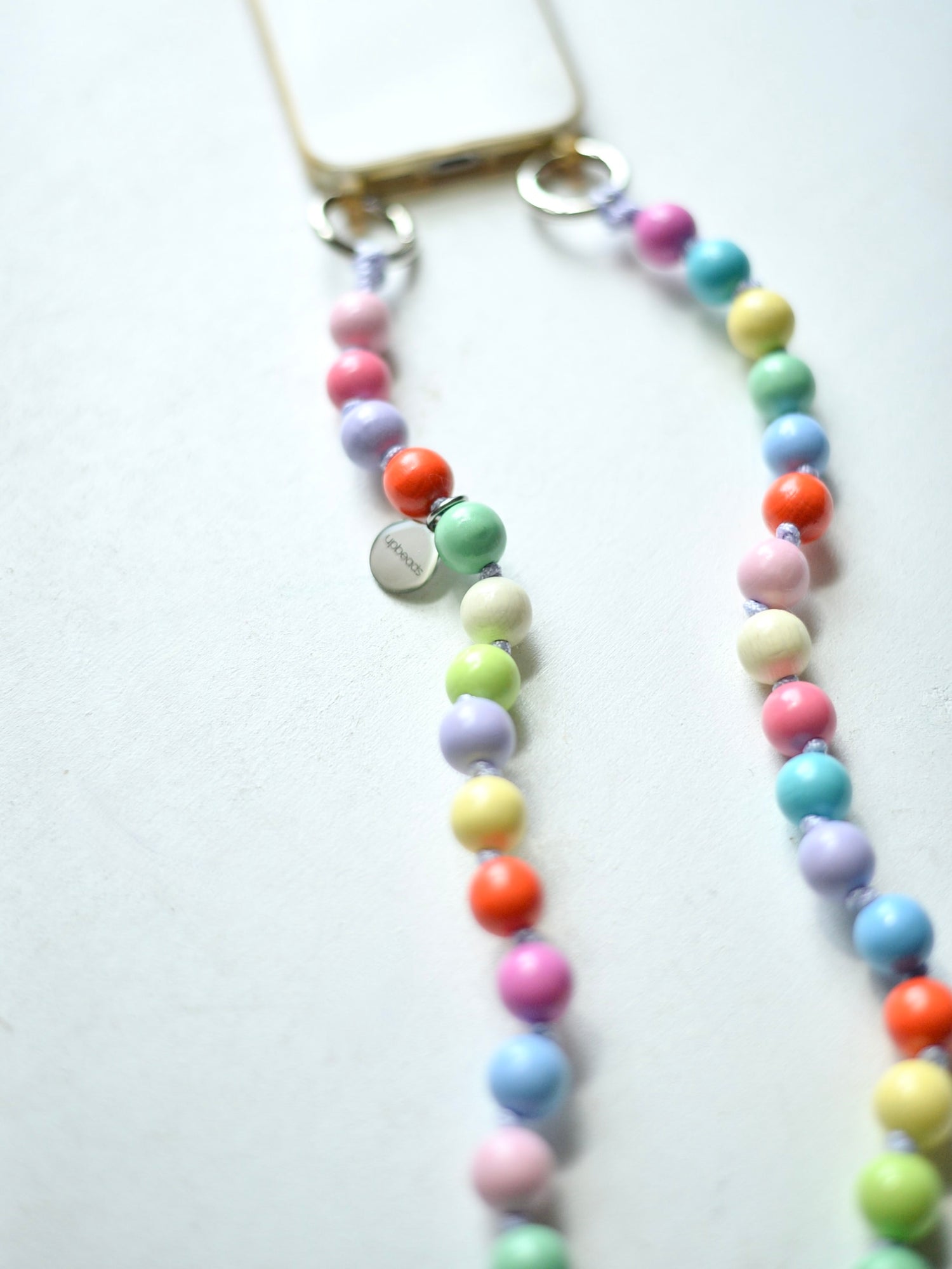 upbeads アップビーズ スマホストラップ SHORTIE 60cm【CONFETTI】