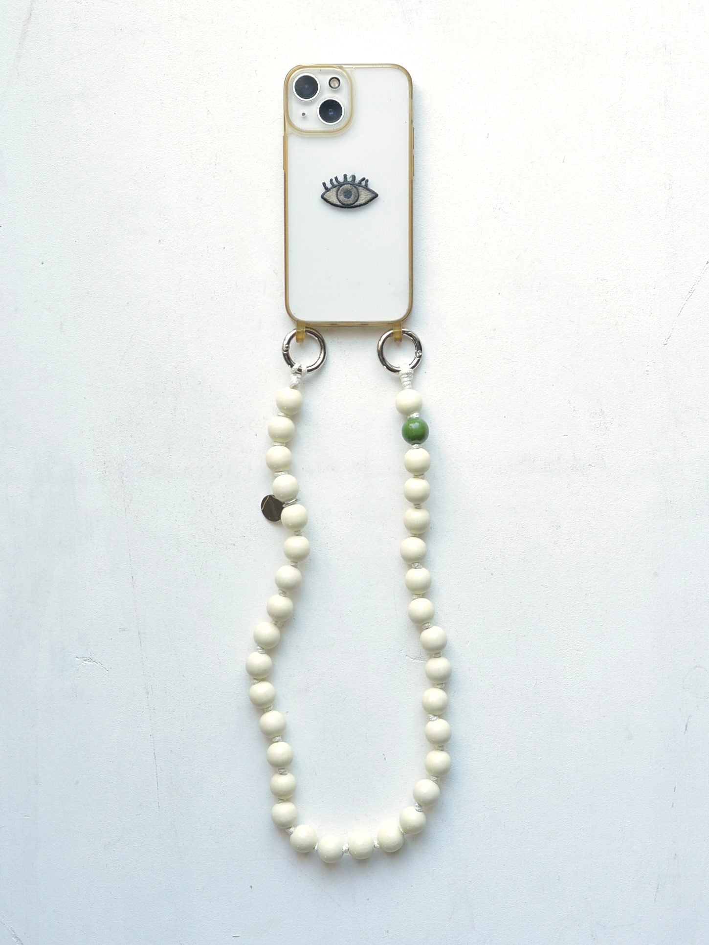 upbeads アップビーズ スマホストラップ SHORTIE 60cm【ホワイト】