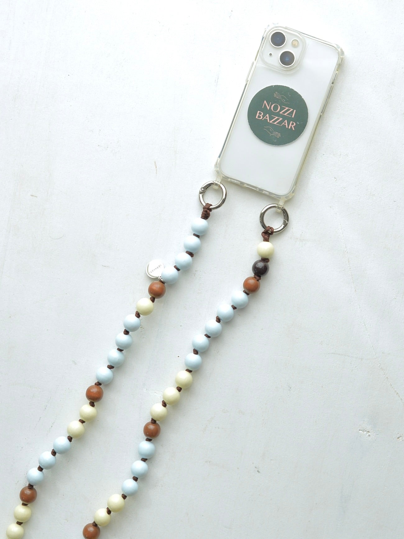 upbeads  アップビーズ スマホショルダー 携帯ストラップ  Vanilla Bean