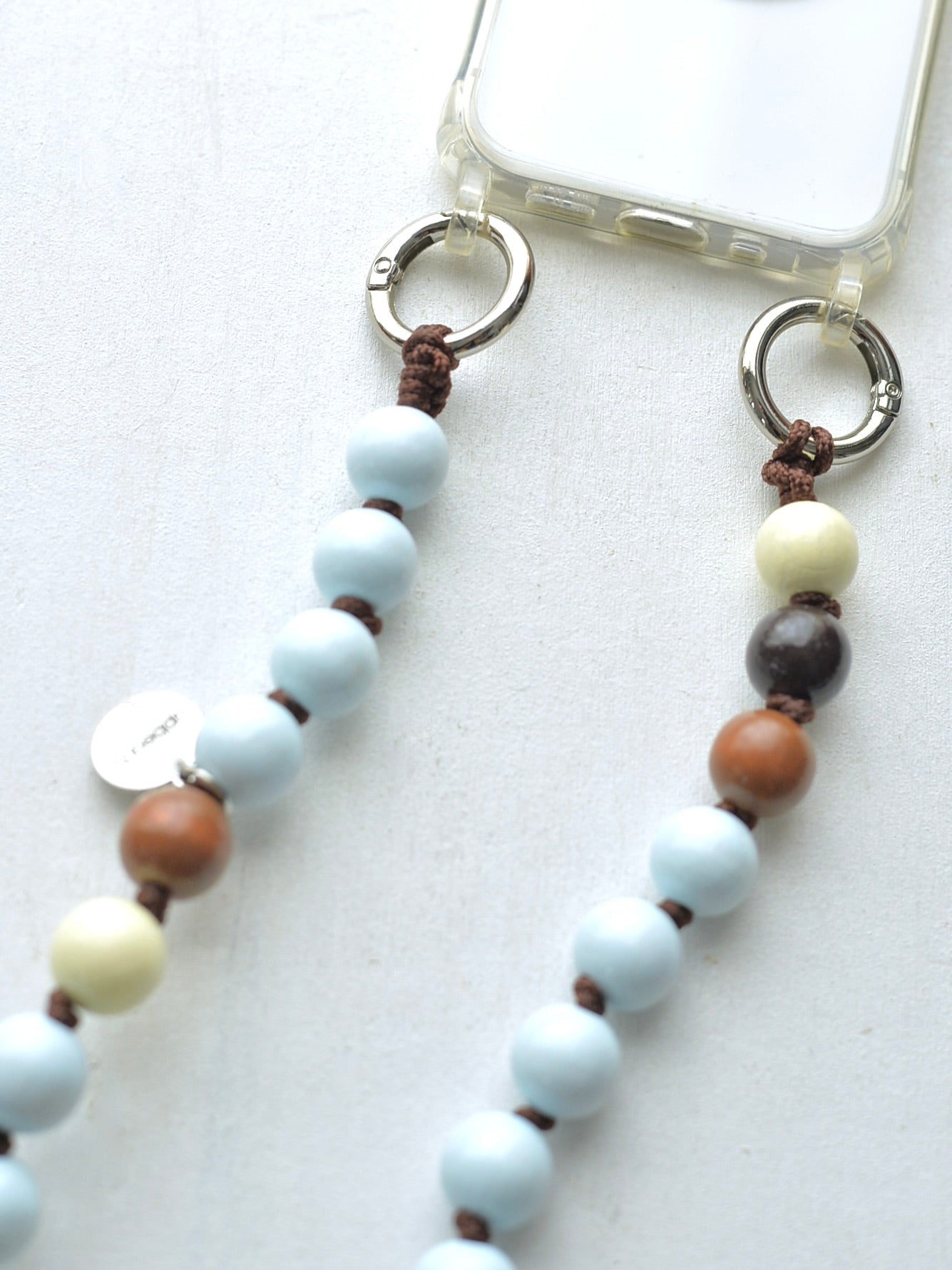 upbeads  アップビーズ スマホショルダー 携帯ストラップ  Vanilla Bean