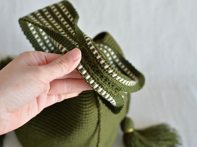 コロンビアのモチーラ 手編みハンドバッグミニ