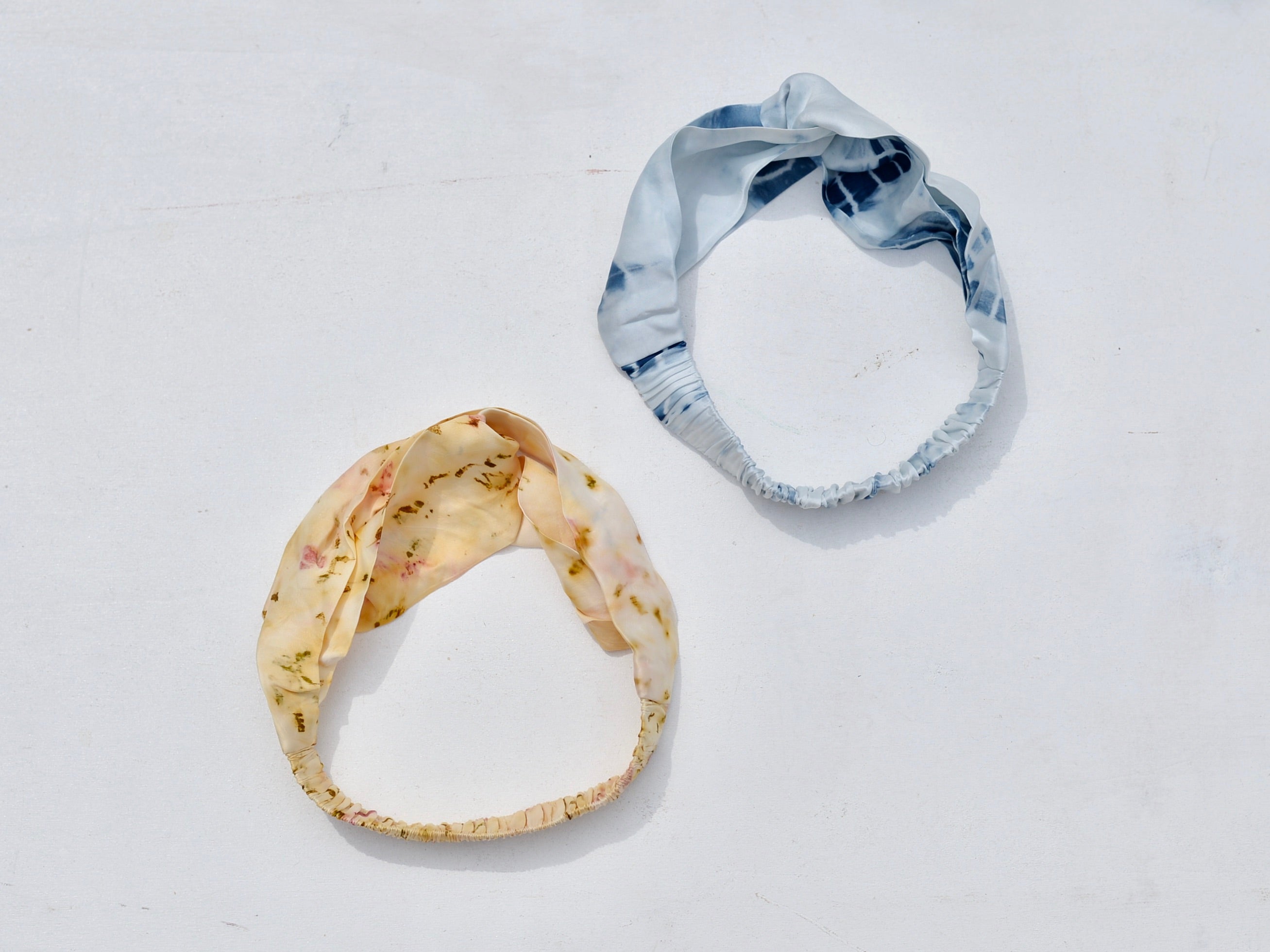 ボタニカルダイ クロスヘアバンド キッズ マリーゴールド【ヴィーガン