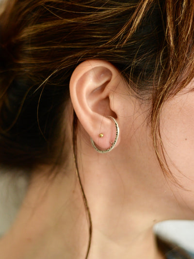 Ear cuff style earrings Silver 