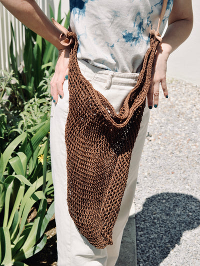 Mexico maguey net bag brown 