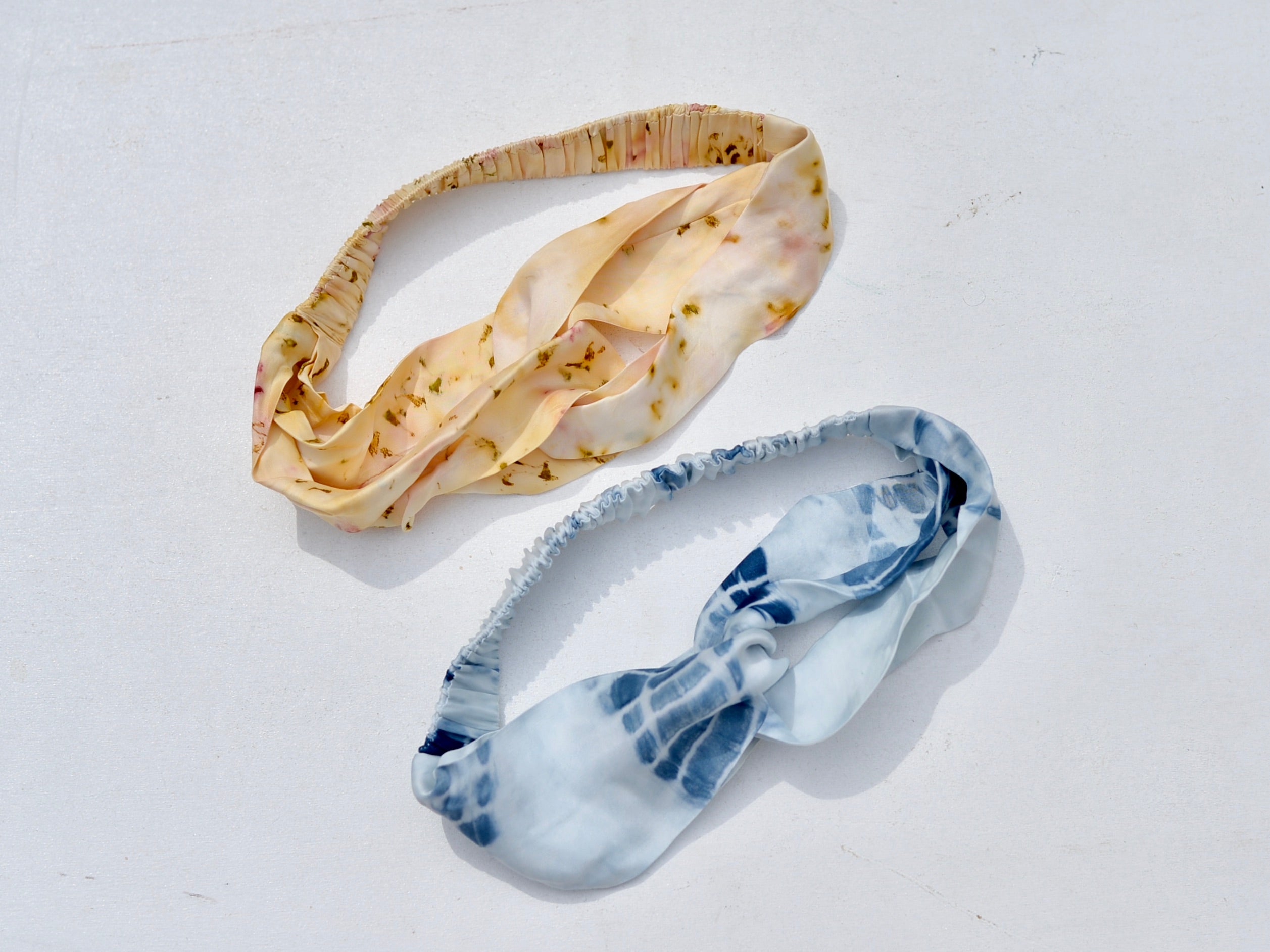 ボタニカルダイ クロスヘアバンド キッズ マリーゴールド【ヴィーガン