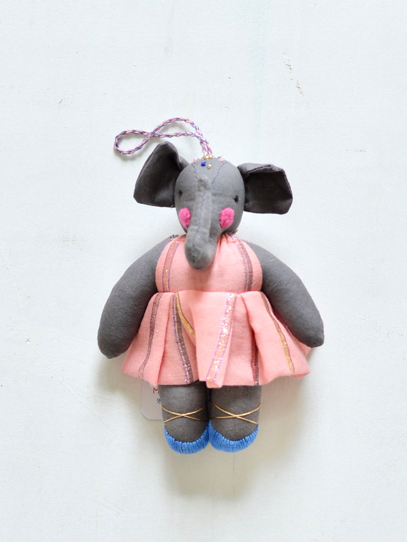 Shiraiwari Doll Charm Elephant KAMAL 