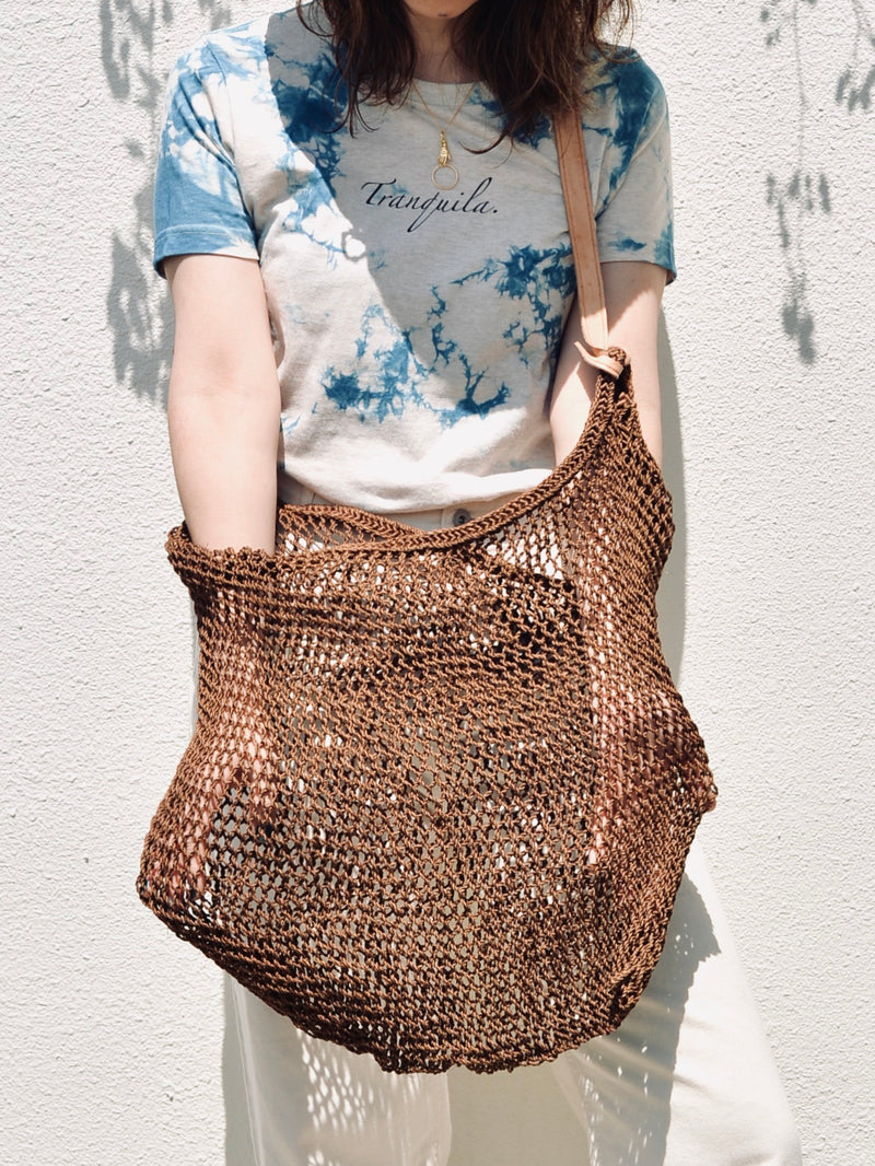 Mexico maguey net bag brown 