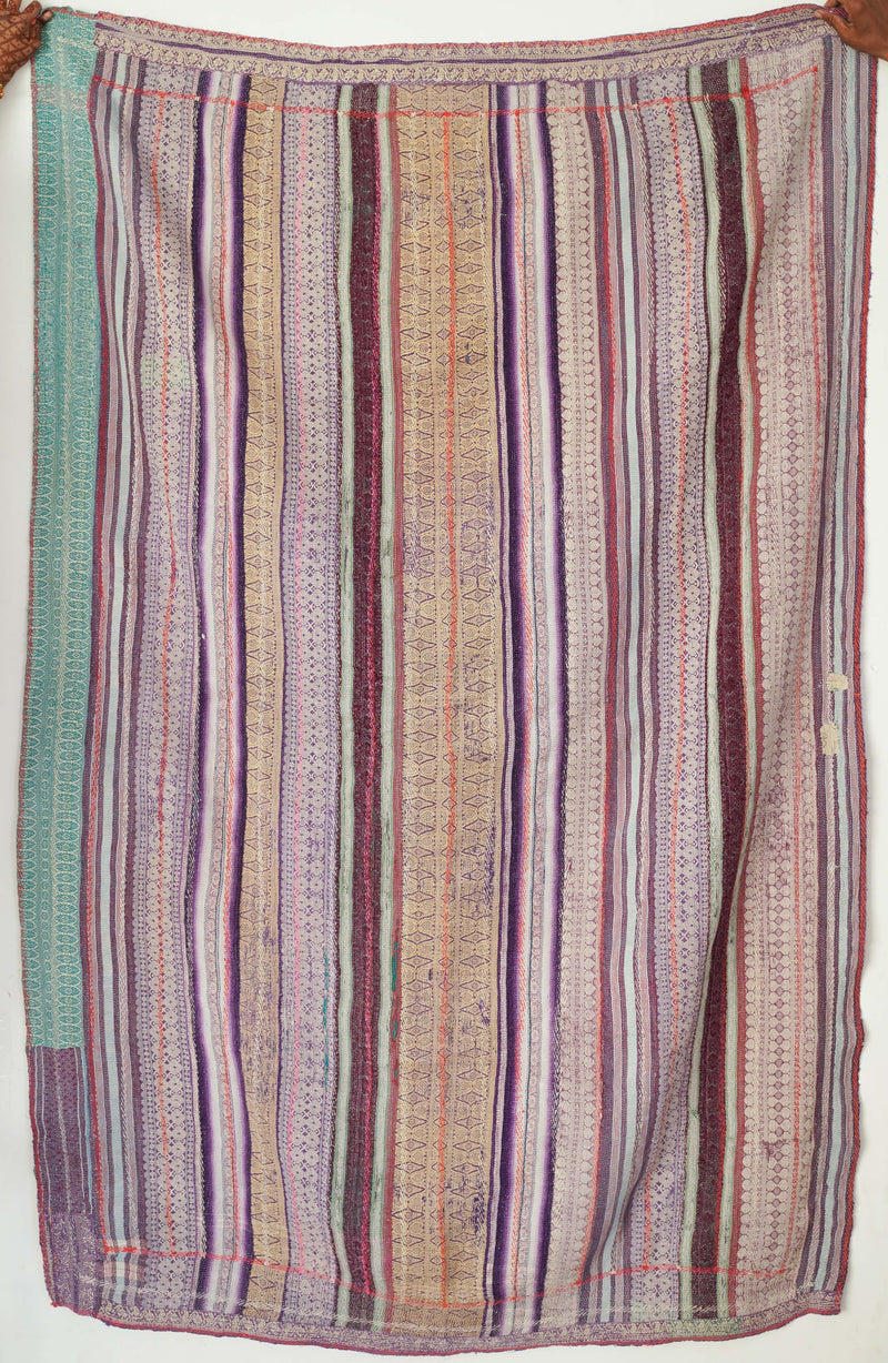 Vintage Kantha Quilt C 