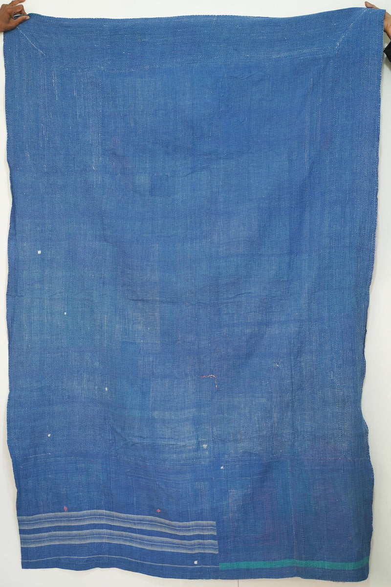 Vintage Kantha Quilt H 