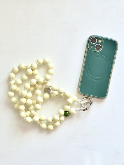 [Scheduled to ship on February 24th] upbeads Smartphone Shoulder Mobile Strap White 