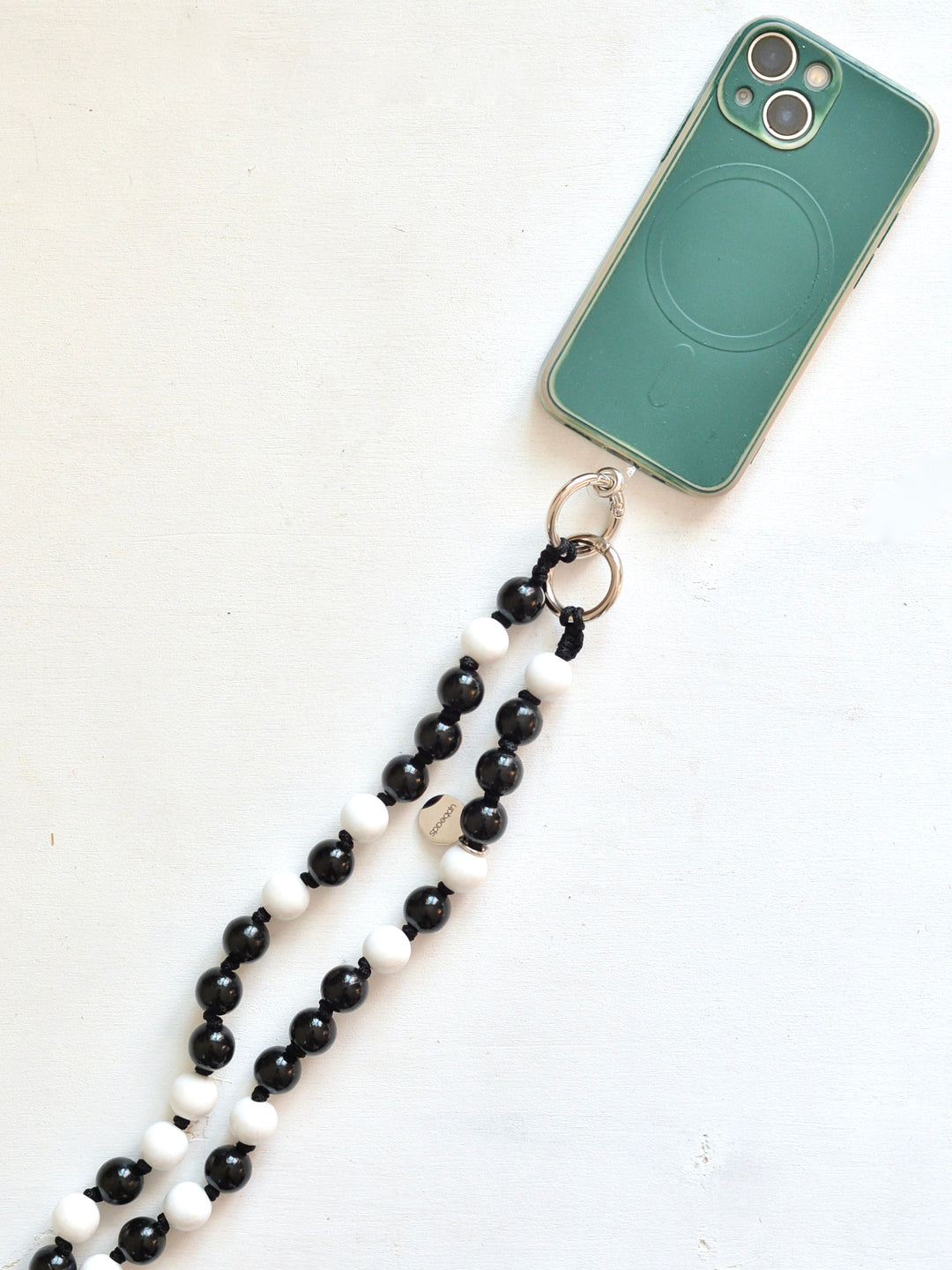 upbeads アップビーズ スマホショルダー 携帯ストラップ ブラック 